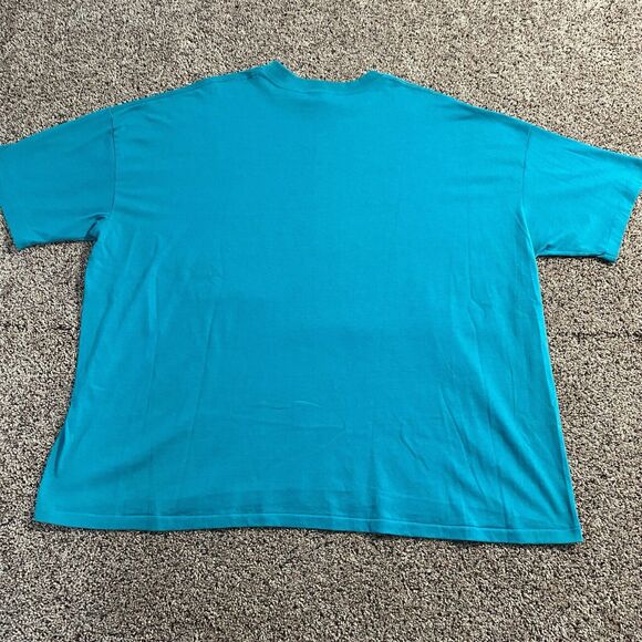 Vintage Single Stitch Minnesota Loon Graphic Tee Shirt Size XXXXL 4X Unisex Blue - Picture 2 of 7